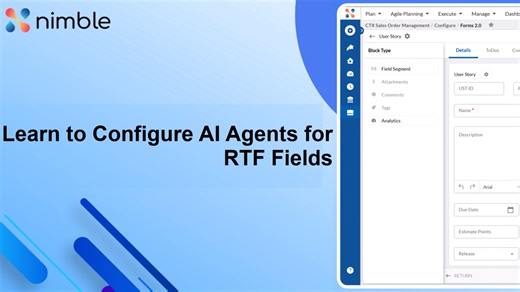 Learn to Configure AI Agents for RTF Fields