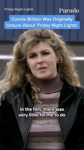 Connie Britton almost passed on 'Friday Night Lights', but thanks to some convincing from creator Peter Berg, she took the leap—and made TV magic. 💫 She opened up about the risk she took joining the series and how working with Kyle Chandler was like catching lightning in a bottle. ⚡️ To learn what advice she gave to the cast of the reboot: https://parade.com/tv/connie-britton-friday-night-lights-reboot-cast-advice-exclusive #FridayNightLights #ConnieBritton | PARADE Magazine