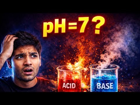 how to calculate ph of strong acid and strong base | ph calculation ionic equilibrium tricks