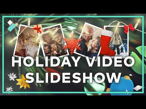 Let's Make a HOLIDAY Slideshow! | Wondershare Filmora X Tutorial