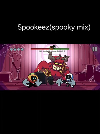 skid vs pumb <week2> (100%) #spookymonth #fnfmobile #fnfmod #100 %#spookyseason