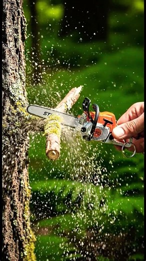 Keychain STIHL vs Small Forest Branch (Ultra Realistic Cut)