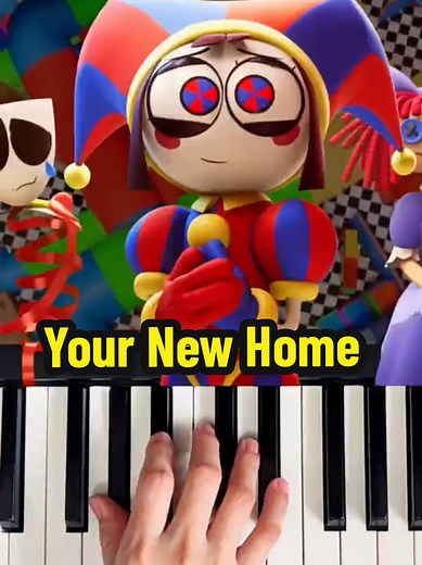 Your New Home 2 easy piano tutorial (The Amazing Digital Circus)