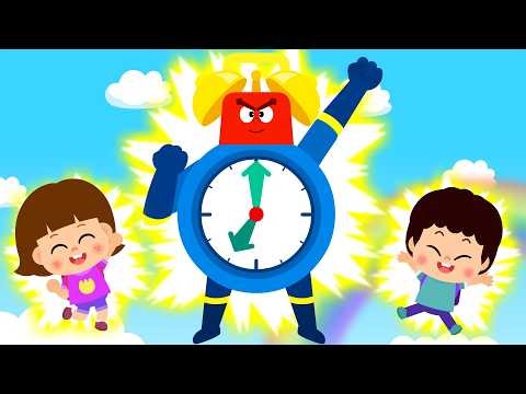 Wake Up, Clock Man! | Alarm Goes Ding-a-Ling! | Nursery Rhymes & Kids Songs