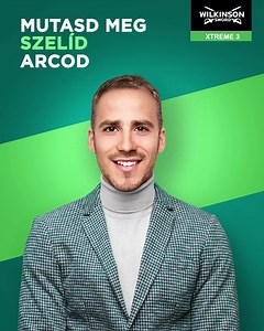 Arcodnak sokfajta megjelenése lehet. Egyszerre lehet kalandos, lázadó, profi és romantikus is. A Wilkinson Sword Xtreme3 borotva 3 rugalmas pengéje bármelyik arcmegjelenéshez alkalmazkodik. Így, a különböző borotválkozási stílusokkal, bármelyik arcod mutathatod a világnak. | Wilkinson Sword