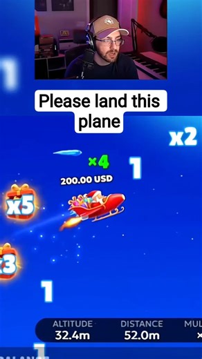 Please land this plane with a big number. #planegame #streamer #viral