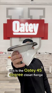 45 Degree bend, and 360 degree rotation 👀 The Oatey 45-Degre Flange allows wide range of plumbing connections in tight spaces 🚽 | Oatey
