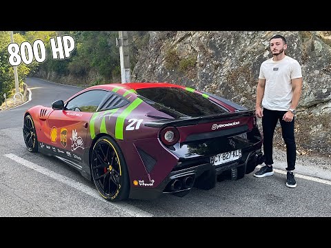 400,000 EUROS, 800 HORSEPOWER 🤯 WE'RE OUT WITH THE FERRARI F12 ONYX (People are shocked😂)