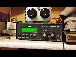Ic-7300 With MFJ 464 KEYER/READER