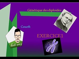 08-EXERCICE 1 : génétique des diploïdes: Bac Tunisie
