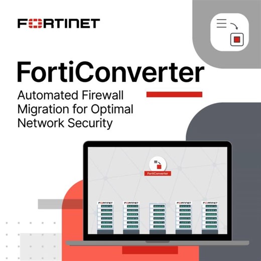 1.1K views · 17 reactions | Moving to #FortiGate should be simple—and now it is.  #FortiConverter helps organizations quickly and securely migrate from legacy firewalls to FortiGate NGFWs, gaining: ✅ Stronger protection ✅ Enhanced performance ✅ Unified management through FortiOS Discover how #Fortinet simplifies migration and maximizes security outcomes. https://ftnt.net/6185AfV3L  | Fortinet | Facebook