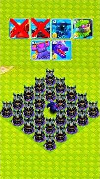 Max Level Wizard Tower VS Max High DPS Troops #shorts #coc #Clashofclans