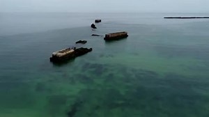 Normandy's silent beaches on D-Day anniversary