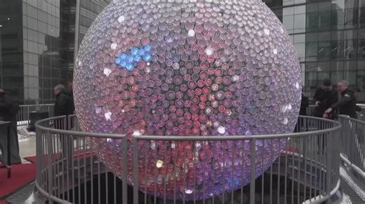 Times Square set for famous New Year's Eve celebration