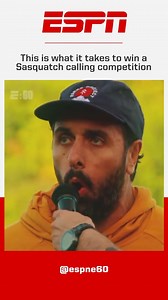 ESPN on Instagram: "There are people who don’t believe in Sasquatch, then there are people who dedicate their lives to perfecting a Sasquatch call. (via @espne60)"