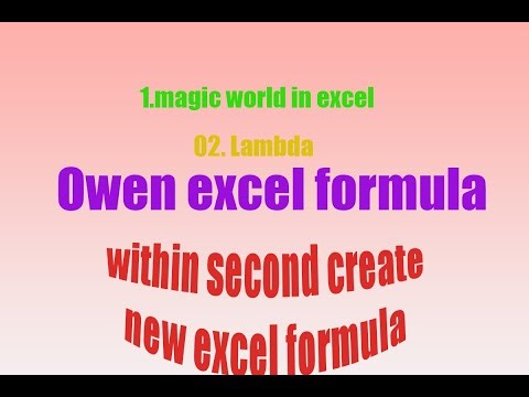 Magic formula excel tips