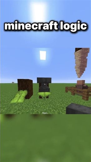 What is this logic? #minecraft #shorts #viralshorts