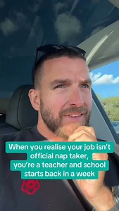 31K views · 537 reactions | When you realise your job isn’t official nap taker, you’re a teacher and school starts back in a week | ICT with Mr P - Tech to Raise Standards | Facebook