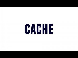 How to Pronounce cache