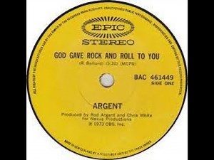 Argent God Gave Rock 'N' Roll To You Lyrics