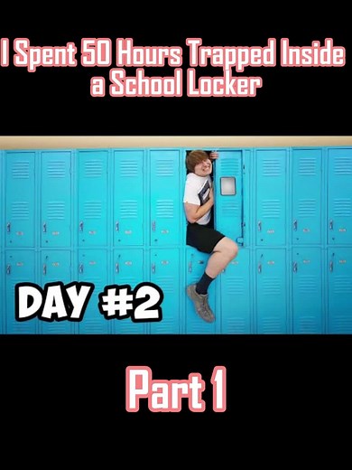 50-Hour School Locker Challenge with Friend: Can They Survive?