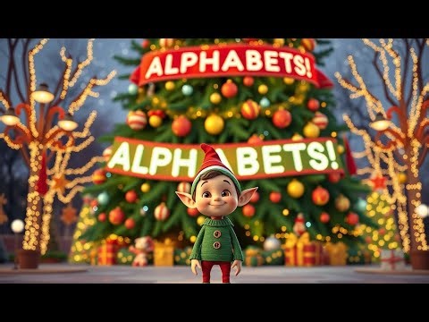 Elf’s Alphabets Magic on the Christmas Tree 🎄🔤 by Happy Hours!