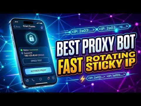 Smart Proxy Bot দিয়ে সহজে High Quality Proxy কিনুন ⚡ Full Guide Bangla #bestproxy #residentialproxy