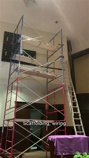 Installing a New LED Screen at a Louisiana Church #shorts