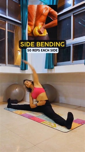 Side Belly Fat Workout at Home | Love Handles Fat Loss Exercises 🔥 #fitnessinspiration #healthylife