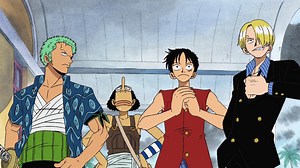 One Piece : Saga 01 - East Blue - 1 Épisode 38 : Luffy en grand danger ! Le clan de Luffy vs les Homme-Poissons - streaming - VF, VOSTFR, vde et vostde - ADN