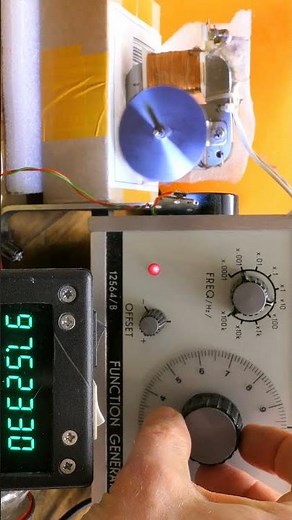 Strobe light motor RPM measurement #shorts