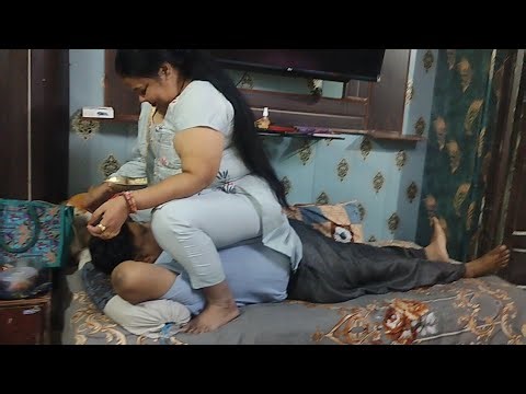 Chest sitting challenge mr Mrs Saini