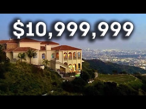 Inside a $10,999,999 Million Hollywood Hills Mansion with Breathtaking Views of Los Angeles!