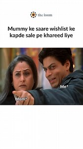 This Mother’s Day, swap the flowers for Loom’s perfect outfit! . . . (theloom, indian fashion, theloomandme, fashion, fashion trends, fashion hacks, trends, trending , bollywood, bollywood quiz, fun, iconic bollywood, Sharukh Khan , Jaya bachhan , k3G, mother day , mothers day gift , mothers day sale) | The Loom