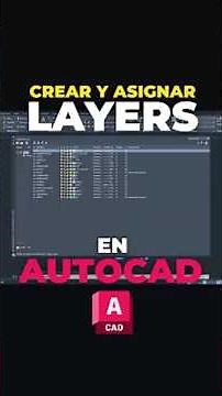 How to CREATE and ASSIGN LAYERS in AutoCAD
