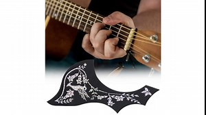 Guitar Pickguard Sticker, Self Adhesive Guitar Pickguard Anti-scratch Sticker for Folk Guitar Accessories Wooden guitar accessories