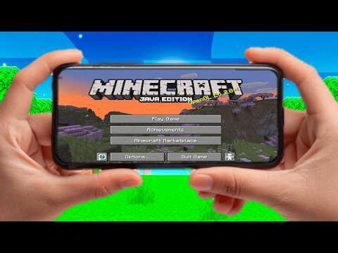 How to play JAVA EDITION on Mobile🔥 | Java Edition on Mobile