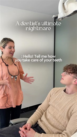 A dentist’s ultimate nightmare#dentistswiss#dentist#dental#oralhygiene#oralcare