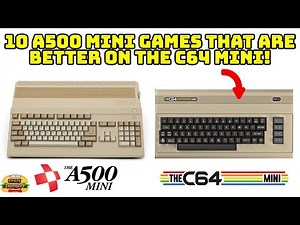 10 Amiga A500 Mini Games that are BETTER on the C64 Mini!