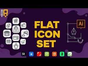 Ai Generate Flat Icons to Clean Vector in Adobe Illustrator