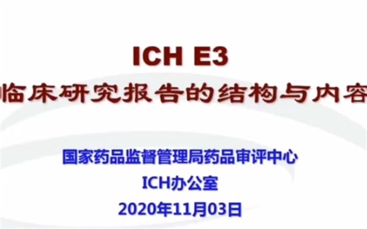 1、ICHE3法规培训