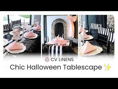 Create a Glam Halloween Tablescape That’s Both Spooky & Elegant!