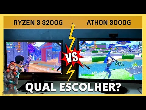 ATHLON 3000G VS RYZEN 3 3200G em Jogos | Qual melhor custo-benefício?