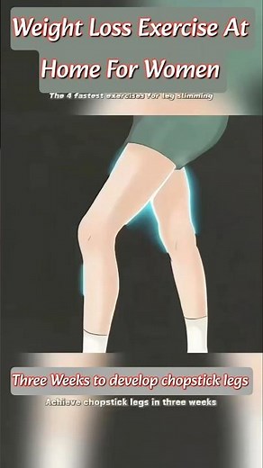 Three weeks to develop chopstick legs fastest exercise for legs slimming #fatloss #fitness #legs #yt