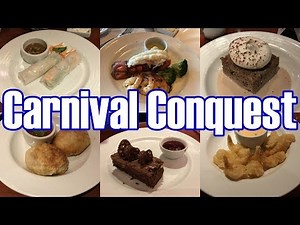 Carnival Conquest - Main Dining Room Dinner Menus & Food Photos - March 2019 - ParoDeeJay