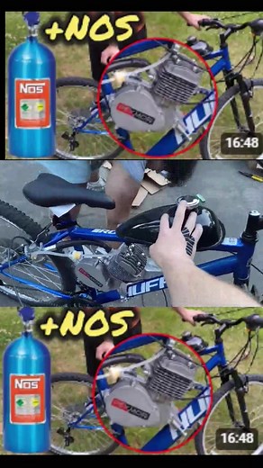 Motorized Bicycle Kit nitrous part 1 #fblifestyle | Nisa JecK