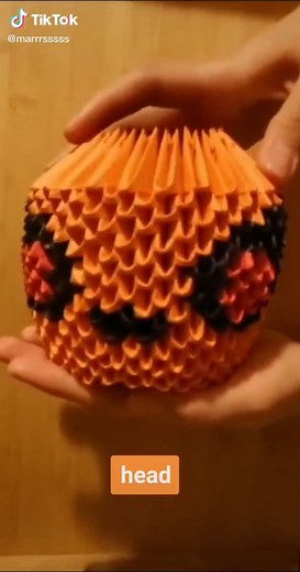 Baby Kurama 3D Origami Tutorial