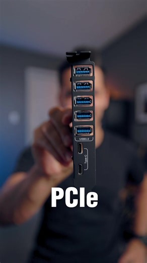 How to add USB ports to your PC if you run out. #techtok #learnontiktok #AGPhotog #usbcable #USB #photographygear #videoeditor #USBC #PCIe