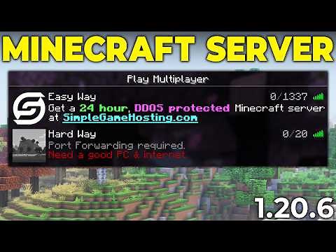 How To Make a Minecraft 1.20.6 Server