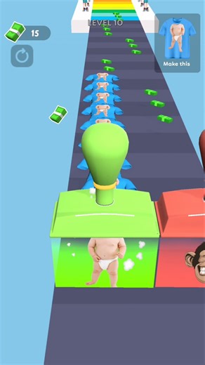 T-shirt Maker Run 👕⚡🔥 Lvl-10 | Fun & Creative Running Game #shorts